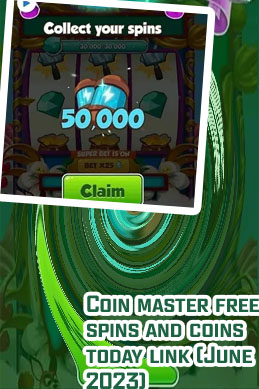 Free daily spin coin master game