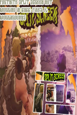 How to play fortnite split screen