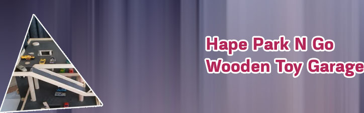 Wooden play garage